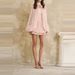 Fashionable Ladies Elegant O Neck Cape Party Dress Women Spring Solid Slim Bodycon Pleated Dress Summer Casual Boho Mini Dresses_ecoleips.com