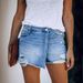 Women's Casual Stylish Denim Shorts New Style_ecoleips.com