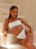 Women's Clothing Women's Two Piece Swimsuit Black And White Swimsuit Big Backless Sexy Swimsuit SH856_ecoleips.com