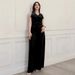 Women's 2 Piece Solid Color Sleeveless Belted Top And Trousers Set – Casual Summer Outfit_ecoleips.com