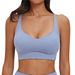 Crisscross Back Sports Bra – Breathable Yoga Top With Soft Brushed Lining | High-Support Workout Essential_ecoleips.com