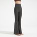 ✅Loose Flared High Waist Hip Lift Tummy Control Fitness Running Matte Pilates Women's Yoga Pants_ecoleips.com
