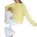 Women's Clothing 2025 Autumn And Winter Casual Simple Woolen Long-sleeved Sweater_ecoleips.com