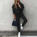 Polyester Fleece Lounge Set – Long-Sleeve Minimalist Two-Piece (S-3XL, 7 Colors) – From WFH To Weekend Warrior"_ecoleips.com