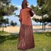 Autumn Elegant O-neck Patchwork Robe Dress Spring Casual Long Sleeve Solid Long Dress Women's Fashion Draped Loose Party Dress_ecoleips.com