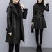 Women's Clothing Women's Faux Fur Leather Jacket Winter Coat – Stylish Oversized Belted Casual Outerwear In Red, Brown, Black (Plus Size XL-5XL)_ecoleips.com