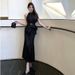 French Style High-End Fashion 2025 Summer New Halter Neck Vest Top Elegant Half Skirt Two-Piece Set For Women_ecoleips.com