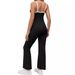 Women's Clothing Belly Lifting White Edge Contrasting Sling Pregnant Women Jumpsuit Tight Hot Girl Yoga Exercise All In One_ecoleips.com