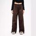 Women's Clothing Leisure Personality Niche Street Elastic High Waist Loose Sports Wide Leg Pants_ecoleips.com