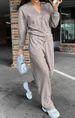 2025 Fall/Winter New European And American Cross-Border Best-Selling Casual Sports Suit Cardigan Top Women's_ecoleips.com
