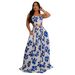 Women's Summer Bohemian Style Suspender Dress Set With Flared Skirt_ecoleips.com