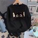 FW25 Matching Couple Cotton Crew Neck Sweatshirt - His & Hers_ecoleips.com