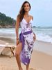 Women's Clothing New Version Printed Swimsuit Shell Edge Swimsuit Flower Bud One Piece Swimsuit Suit_ecoleips.com