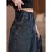 Retro High Waist Slim Fit Stretch Straight Leg Jeans For Women Plus Size Slimming Wide Leg Pants 2026 New Style Curvy Fit_ecoleips.com
