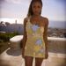 Women's Clothing Women's Dress Temperament Elegant Beach Knitted Flower Women's Mini Dress_ecoleips.com