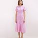 Women's Clothing Style Niche Women's Short Sleeve Ruffled Long Knit Dress Early Autumn Hot For Formal & Casual_ecoleips.com