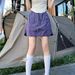 Women's Summer Workwear Skirt-pants, Thin Three-quarter Shorts, Casual A-line Pants, Loose And Slimming, Quick-dry_ecoleips.com
