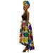 Spring New Women's Clothing Printed Long Skirt, Headscarf Set, Cross-border E-commerce Supply And Delivery Wy10072_ecoleips.com