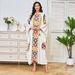 Verve Muslim Women's Long Robe Dubai Clothing Embroidered Sequin Cardigan Two-Piece Set Evening Dress Gown_ecoleips.com