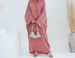 Elegant Bubble Sleeve Blouse With Flowy High-Waist Maxi Dress – Stylish & Versatile For Work & Casual_ecoleips.com