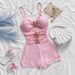 Women's Clothing Summer Casual Beach Jumpsuit With Starfish Decoration Hollowed Out Design European And American Style Top Suspender Jumpsuit_ecoleips.com