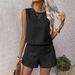 Women's Fashion Casual Vest And Shorts Set European And American Style Independent Website Hot Selling Cross Border Clothing_ecoleips.com
