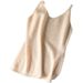 High-quality Cashmere Knitted Camisole, Pure Wool Women's V-neck Vest, Short Sleeveless Base Shirt For Autumn_ecoleips.com