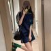 Women's Plus Size Casual Sportswear Set Summer Fashionable Loose Two Piece Hong Kong Style Suitable For Petite Students_ecoleips.com