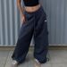 High Waist Slim Loose Casual Sports Trousers for Women Y2k Hot Girl Multi Pocket Overalls European And American Style Sweatpants_ecoleips.com