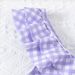 Aria Basics European And American Foreign Trade Cross-border Children's Swimwear, Fashionable One-shoulder Plaid Ruffle One-piece_ecoleips.com