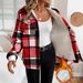Plaid Baseball Jacket – Oversized Hooded Fleece Coat (Green/Light Blue/Khaki/Red, S-XXL)_ecoleips.com