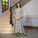 Verve AB355 Muslim Abaya Sequins Large Robe Dubai Turkey Long Dress Evening Gown_ecoleips.com
