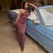 New Fashion Temperament Slimming High Neck Sleeveless Slit Dress For Ladies, Womens Elegant Commuting Party Evening Dress_ecoleips.com