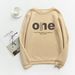 2025 Spring And Autumn New Korean Version Cartoon Print Loose Student Jacket With Fleece Round Neck Sweatshirt For Women_ecoleips.com
