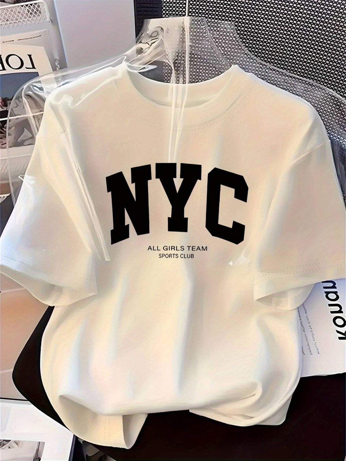 Printed T-shirts, Short-sleeved Round Neck Casual Tops, Spring And Summer Women's Clothing_ecoleips.com