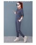 Women's Winter Color-Block Turtleneck Sweatshirt & Casual Pants Set – Fleece-Lined Knit Two-Piece Outfit_ecoleips.com