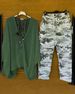 Women's Clothing Fashion Temperament Leisure Suit Camouflage Trousers Two Piece Suit_ecoleips.com