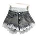 Women's Clothing Design Sense Lace Lace Slim Hot Girl Denim Shorts Female Fashionable Personality Age Reducing High Waist Wide Leg Hot Pants_ecoleips.com