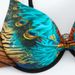 Women's Clothing Printed Steel Plate Gathered Split Swimsuit Triangle Backless Sexy Beach Bikini_ecoleips.com