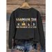 Women's Clothing round neck printed sweatshirts spring and autumn hot selling casual all match long sleeved men's and women's tops_ecoleips.com