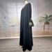 2025 New Muslim Clothing Fashion Elegant Cardigan Embroidered Dress Abaya_ecoleips.com