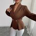 New Women's Spring And Autumn High-end Elegant Casual Fashion Blazer_ecoleips.com