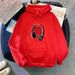 White Hooded Sweatshirt For Women, American Hip Hop Style, Trendy Brand Jacket, Spring And Autumn Fleece Lined, Couple's_ecoleips.com