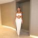 Women's Clothing Spring And Summer New Fashion Sexy Tube Top Vest Solid Color Slim Navel Exposed Lace Up Long Skirt Suit_ecoleips.com