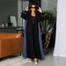 Women's Clothing Muslim Fashion Dubai Middle East Cardigan Robe Women's Denim Robe_ecoleips.com