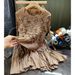 Women's Clothing High Grade Handmade Pile Flower Pleated Top Skirt Two Piece Suit Temperament Fashion Suit Female Autumn New Style_ecoleips.com