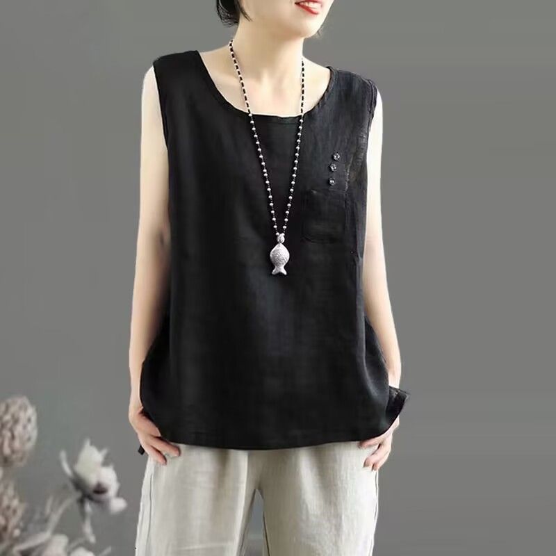 This Women's Shirt Features A Pure Cotton Fabric With A Literary Style Design, A Solid-Color Patterned Design That Helps_ecoleips.com