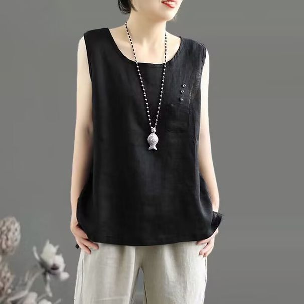 This Women's Shirt Features A Pure Cotton Fabric With A Literary Style Design, A Solid-Color Patterned Design That Helps_ecoleips.com