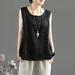 This Women's Shirt Features A Pure Cotton Fabric With A Literary Style Design, A Solid-Color Patterned Design That Helps_ecoleips.com