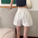 Lantern Shorts Women's Spring And Summer Outer Wear Elastic High-waisted Loose Casual Fluffy Pants_ecoleips.com